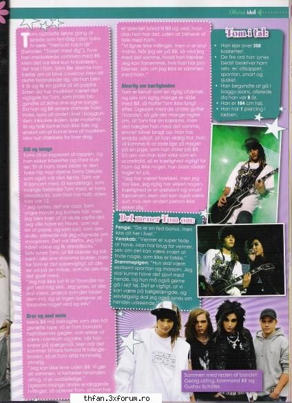 Interviu "Bill is my soul mate" - Yo@nn@ - Tom