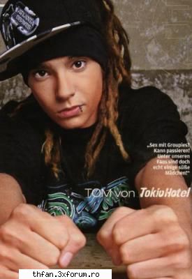 TOM : " fanele ar trebui sa se controleze" - ce sa-i mai cerem....frumso e.....bani - Tom