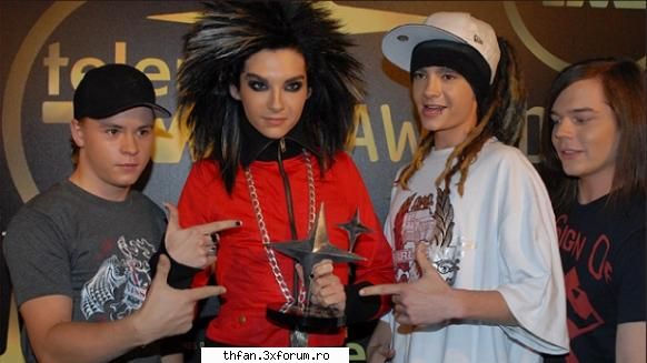Tokio Hotel au primit patru premii TMF - am gasit some pics - Tokio Hotel