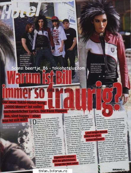Why is Bill so sad? - deci am gasit un interviu kre a aparut zilele - Bill