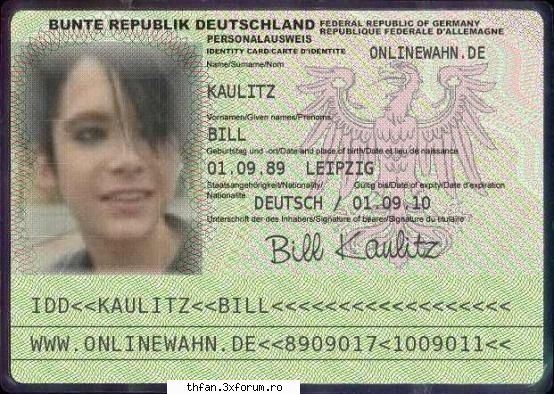 galerie bill - lool nici nu sh'ia luat buletinul, dar il are - Bill